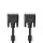 DVI-Kabel | DVI-D 24 +1-polige Buchse  -  DVI-D 24 +1-polige Buchse | 2,0 m | Schwarz