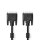 DVI-Kabel | DVI-D 24 +1-polige Buchse  -  DVI-D 24 +1-polige Buchse | 2,0 m | Schwarz