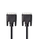 DVI-Kabel | DVI-D 24 +1-polige Stecker  -  DVI-D 24 +1-polige Stecker | 5,0 m | Schwarz