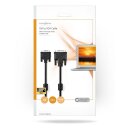 DVI-Kabel | DVI-A 12 + 5-poliger Stecker  -  VGA-Stecker | 2,0 m | Schwarz