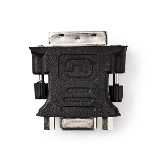 DVI-zu-VGA-Adapter | DVI-I 24 + 5-poliger Stecker  -  VGA-Buchse