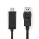 4K DisplayPort HDMI Kabel | DisplayPort-Stecker  -  HDMI Anschluss | 2m | UHD PC TV