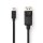 Mini DisplayPort - DisplayPort-Kabel | Mini DisplayPort-Stecker  -  DisplayPort-Stecker | 1,0 m | Schwarz