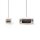 Mini DisplayPort - DVI Kabel | Mini DisplayPort-Stecker  -  DVI-D 24 +1-polige Stecker | 2,0 m | Weiß