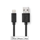 1m USB 2.0 Kabel -> USB A Stecker auf / für Apple iphone ipad Lightning 8pin Ladekabel MFI