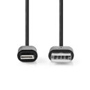 1m USB 2.0 Kabel -> USB A Stecker auf / für Apple iphone ipad Lightning 8pin Ladekabel MFI