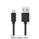 2m USB 2.0 Kabel -> USB A Stecker auf / für Apple iphone ipad Lightning 8pin Ladekabel MFI