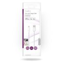 Daten- und Ladekabel | Apple Lightning, 8-poliger Stecker - USB-A-Stecker | 3,0 m | Weiß