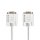 Serielles Kabel | D-Sub, 9-poliger Stecker - D-Sub, 9-poliger Stecker | 2,0 m | Elfenbeinfarben