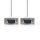 Serielles Kabel | D-Sub, 9-poliger Stecker - D-Sub, 9-poliger Stecker | 2,0 m | Elfenbeinfarben