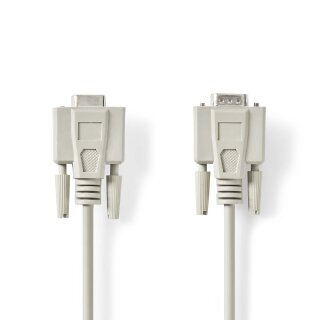10m Serielles Kabel Stecker Buchse D-SUB 9-Pin seriell Verlängerungskabel 10 Meter