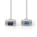 10m Serielles Kabel Stecker Buchse D-SUB 9-Pin seriell...