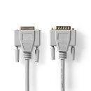 Serielles Kabel | D-Sub, 15-poliger Stecker - D-Sub, 15-polige Buchse | 3,0 m | Elfenbeinfarben