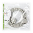 Serielles Kabel | D-Sub, 15-poliger Stecker - D-Sub, 15-polige Buchse | 3,0 m | Elfenbeinfarben
