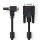 2m VGA Winkel Stecker Kabel gewinkelt 90° Winkelstecker PC WXGA 16:10