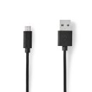 USB 2.0-Kabel | A-Stecker - Micro-B-Stecker | 5,0 m | Schwarz