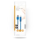 USB 3.0-Kabel | A-Stecker - B-Stecker | 3,0 m | Blau