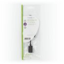 USB 3.0-Kabel | Stecker Typ C - A-Buchse | 0,15 m | Schwarz