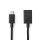 USB 3.0-Kabel | Stecker Typ C - A-Buchse | 0,15 m | Schwarz