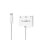USB-Adapterkabel Typ C | Stecker Typ C - USB A-Buchse + Typ-C-Buchse + HDMI-Ausgang | 0,2 m | Weiß