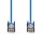 Cat 5e SF/UTP Netzwerkkabel | RJ45-Stecker - RJ45-Stecker | 0,5 m | Blau