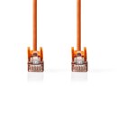 Cat 5e SF/UTP Netzwerkkabel | RJ45-Stecker - RJ45-Stecker | 7,5 m | Orange