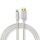 1m 24 Karat vergoldet I Alu Geflecht I USB A 2.0 Ladekabel für Apple Lightning 8-Pin Kabel