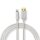 2m 24 Karat vergoldet I Alu Geflecht I USB A 2.0 Ladekabel für Apple Lightning 8-Pin Kabel