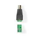 CCTV-Sicherheitssteckverbinder | 2-adrig an DC-Buchse | 5,5 x 2,1 mm