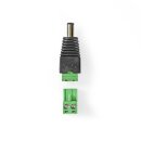 CCTV-Sicherheitssteckverbinder  |  2-adrig an DC-Stecker  |  5,5 x 2,1 mm