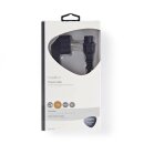 3 pol Netzkabel Stromkabel für PC / Monitor Netzteil - C5 IEC-320-C5 (CEE 7/4 F