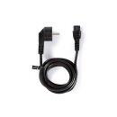 3 pol Netzkabel Stromkabel für PC / Monitor Netzteil - C5 IEC-320-C5 (CEE 7/4 F