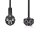 3 pol Netzkabel Stromkabel für PC / Monitor Netzteil - C5 IEC-320-C5 (CEE 7/4 F