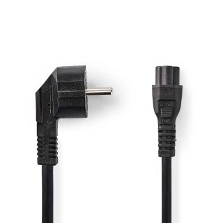 Netzkabel | IEC-320-C5 3 pol Kleeblatt Stecker Stromkabel 2m für Mickey Mouse