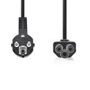 Netzkabel | IEC-320-C5 3 pol Kleeblatt Stecker Stromkabel...