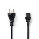 Dänemark Kaltgerätekabel Netzkabel Stecker Typ K (DK) IEC-320-C13 | 2m dänisch Pc