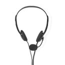 PC-Headset | On-Ear | 2x 3,5-mm-Stecker | 2,0 m | Schwarz