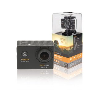 Full HD Action Cam 1080p WLAN Schwarz