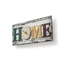 Holzwanduhr im Rahmen  | Design „HOME“