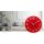 Kreisförmige Wanduhr  | Durchmesser von 30 cm | Leicht ablesbare Ziffern | Leuchtend rot