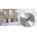 Kreisförmige Wanduhr  | Durchmesser von 30 cm | Aluminium