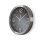 Kreisförmige Wanduhr  | Durchmesser von 30 cm | Schwarz und Edelstahl