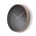 Kreisförmige Wanduhr  | Durchmesser von 30 cm | Schwarz und Roségold