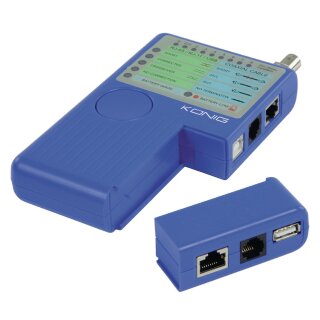 Kabel Tester Prüfer RJ45 RJ11 BNC USB Netzwerk LAN Kabeltester