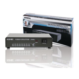 8-Port VGA-Verteiler Schwarz