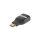 USB 3.0 Adapter USB-C male - USB A female Schwarz