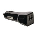 Auto-Ladegerät 1-Ausgang 1.2 A USB Schwarz