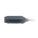 2-Port USB DisplayPort Kabel KVM Switch mit Remote HDCP 3,5mm AUX