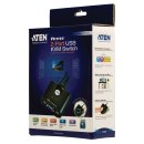 ATEN 2-Port-USB-VGA-Kabel-KVM-Switch Weiche PC Laptop Remote