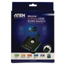 ATEN 2-Port-USB-VGA-Kabel-KVM-Switch Weiche PC Laptop Remote